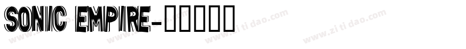 Sonic Empire字体转换